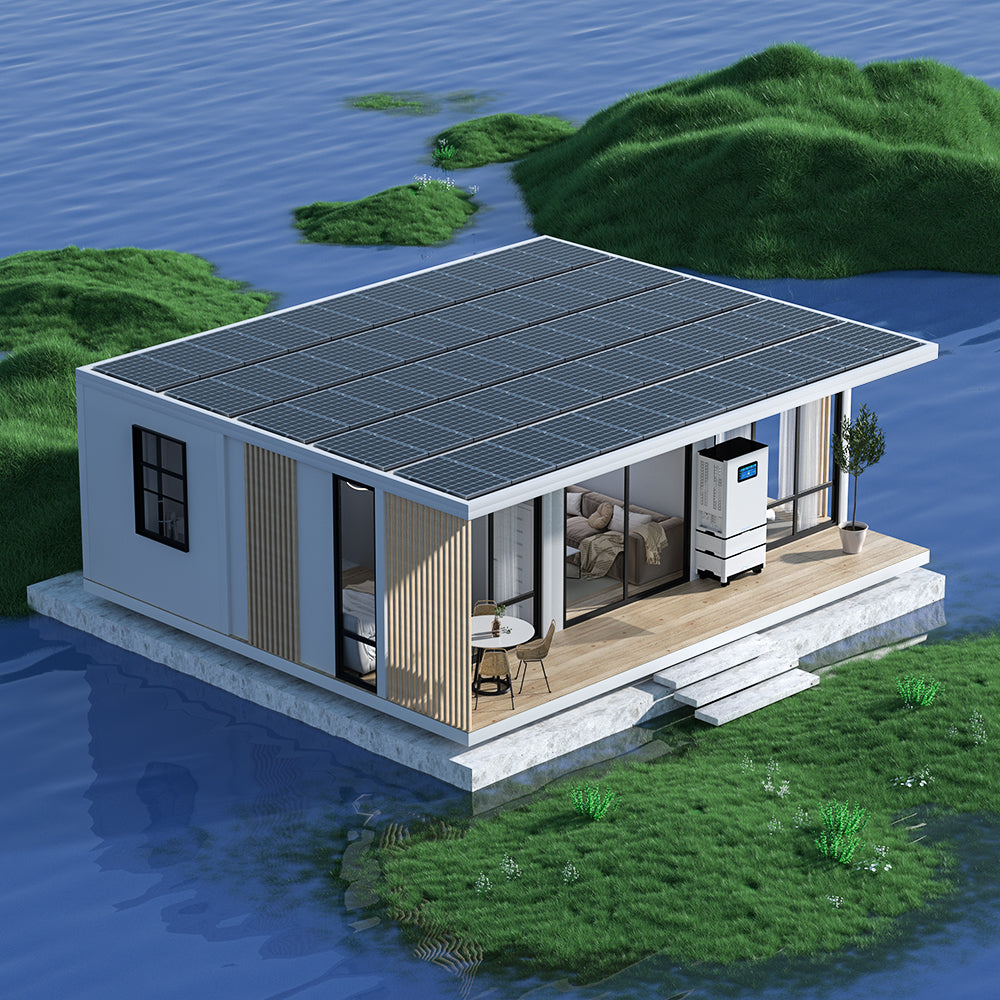 54m² L3 Zero Carbon Cabin Prefab House With Solar System for Hotel Home