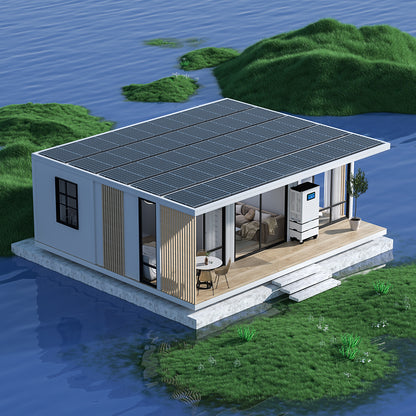 54m² L3 Zero Carbon Cabin Prefab House With Solar System for Hotel Home