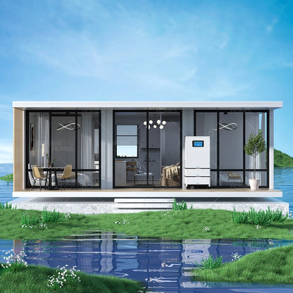 54m² L3 Zero Carbon Cabin Prefab House With Solar System for Hotel Home